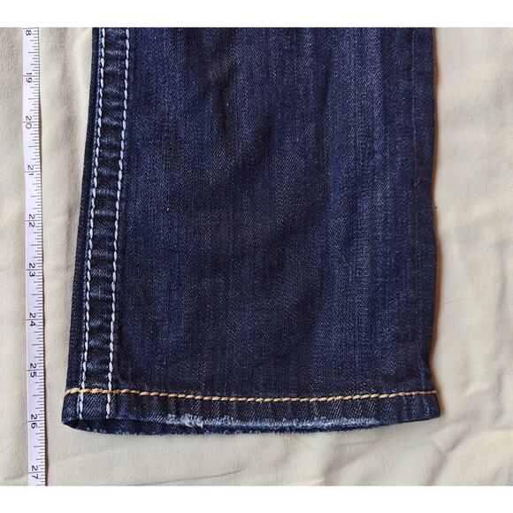 Silver Jeans Co. dark wash straight/bootcut Santorini Capri jeans - Picture 6 of 6